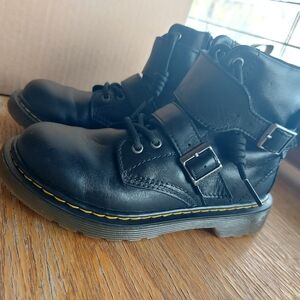 Kids Dr. Martens Black Boots